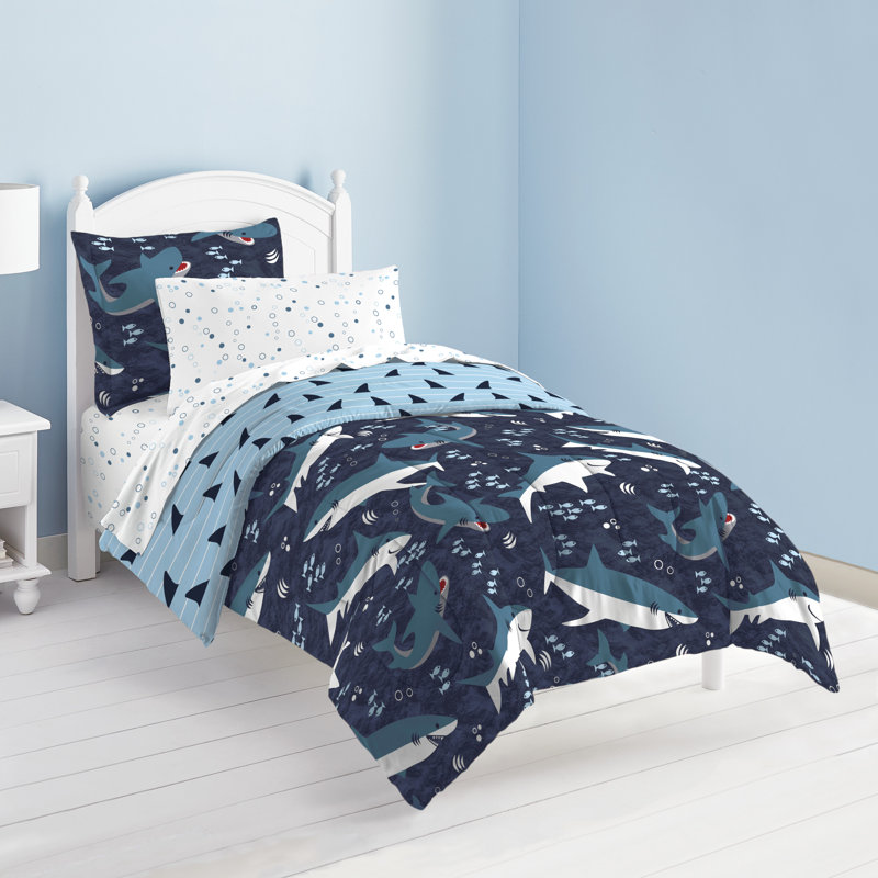Isabelle & Max Harbuck Shark Toddler Bedding Set & Reviews Wayfair